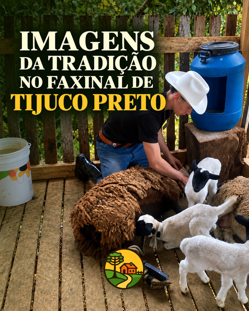 Peça de divulgação de Imagens da Tradição: Tijuco Preto.
