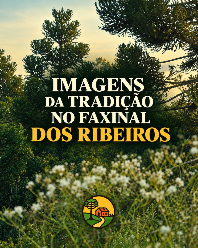 Peça de divulgação de Imagens da Tradição: Dos Ribeiros.